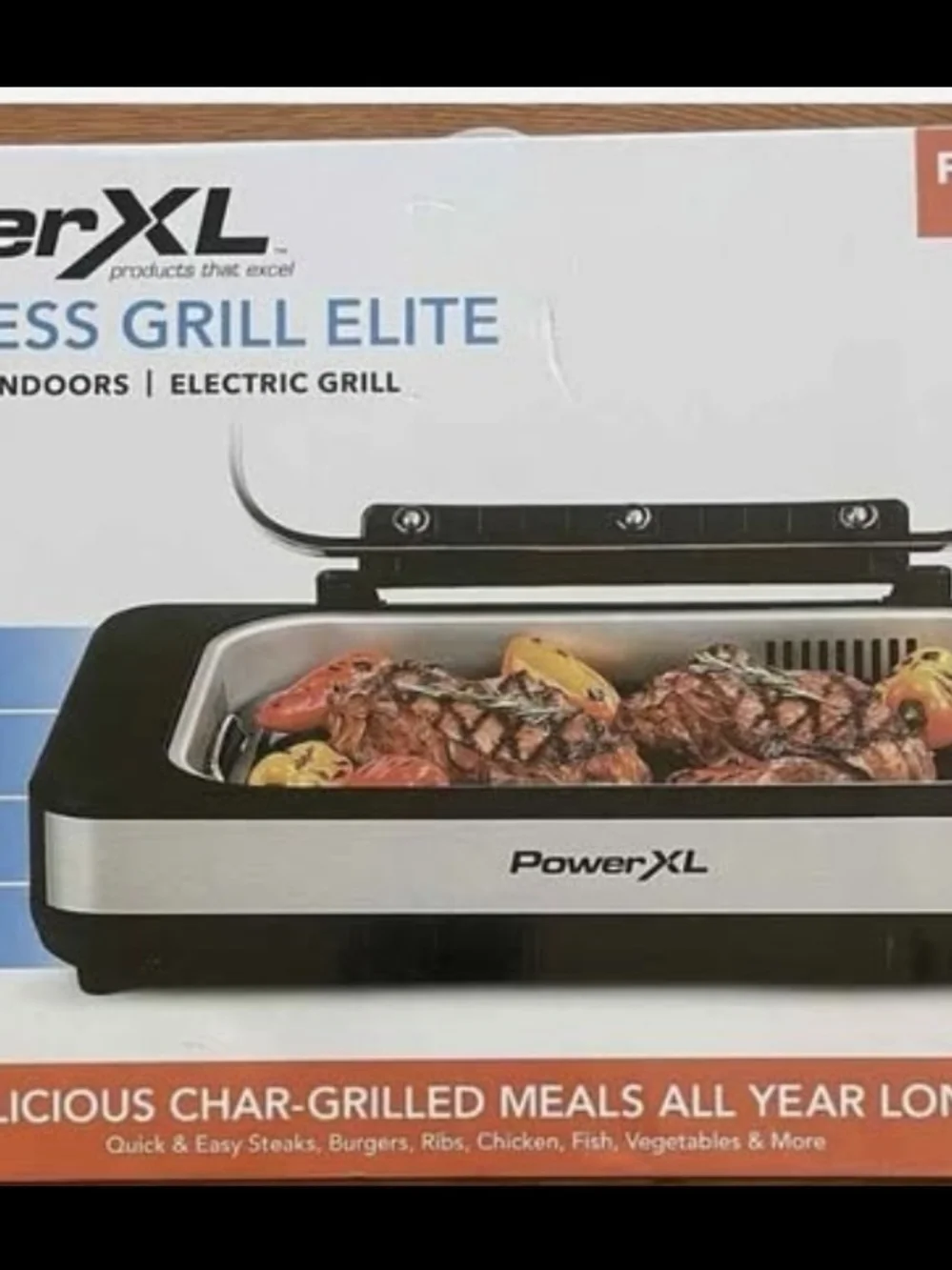 Stainless Black Electric Indoor Grill - Black